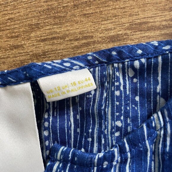 Womens Maeve shirt blue size us 12 (runs small) - Picture 4 of 8